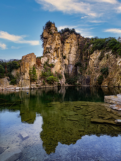 日本の桂林、岡山県北木島を撮る。